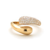 JPRG-2734/7119 Diamond East West Pave Ring | 18K