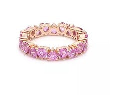 JPRG-273/1287 Pink Sapphire Heart Ring | 14K