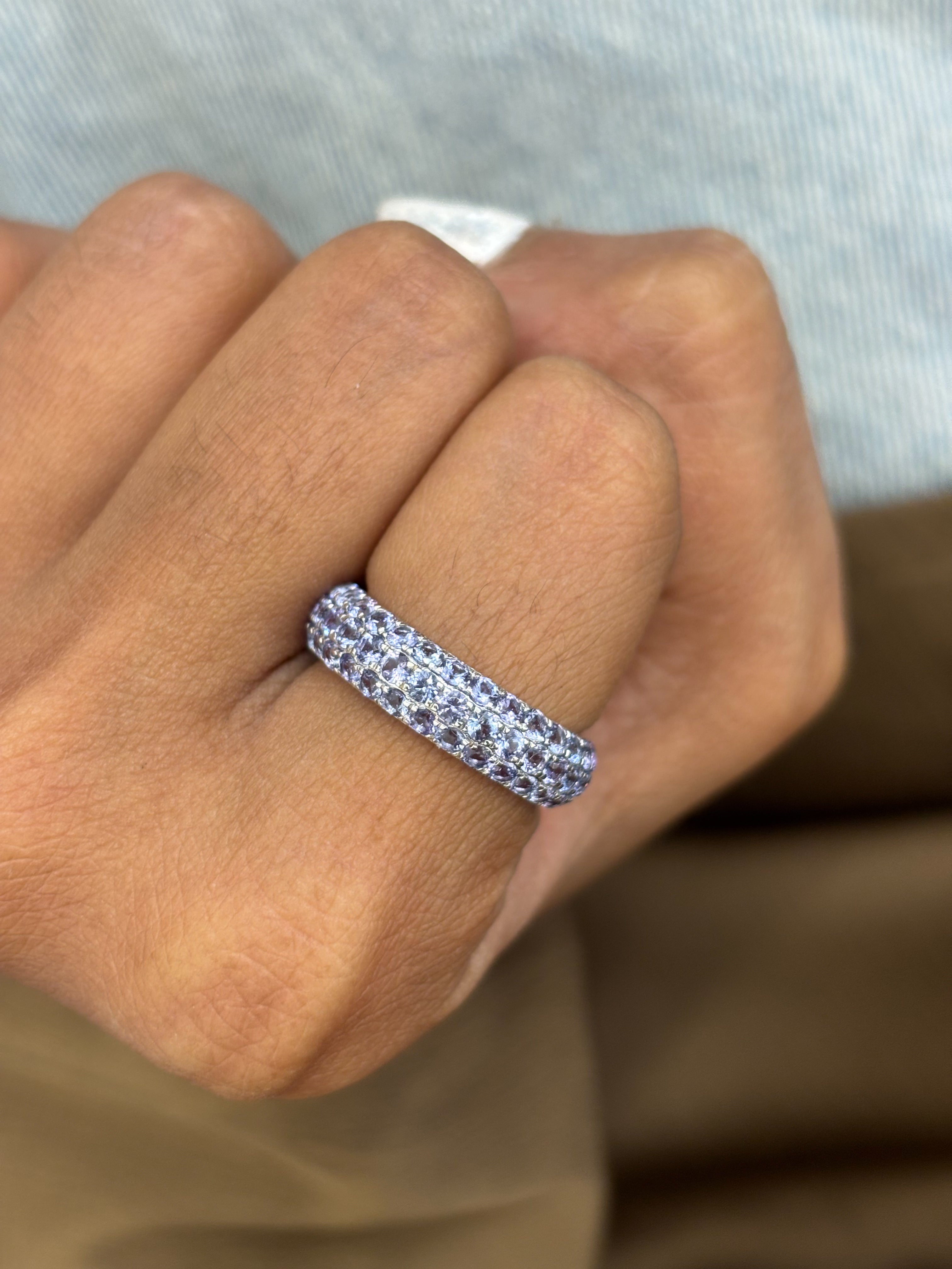 JPRG-2783/7276 Tanzanite Pave Ring | 18K