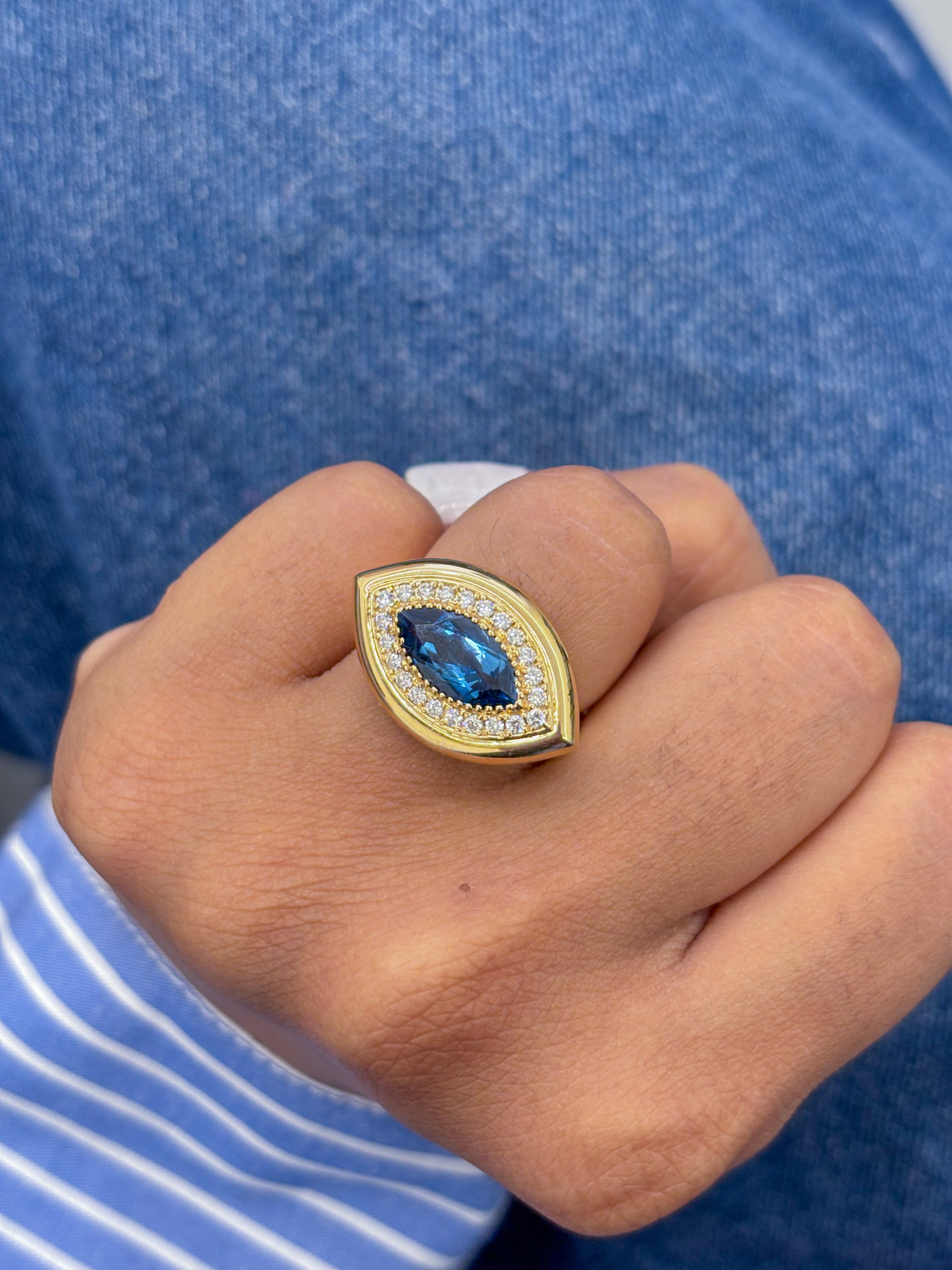 JPRG-2851/7435 Lbt Marquise Ring | 18K