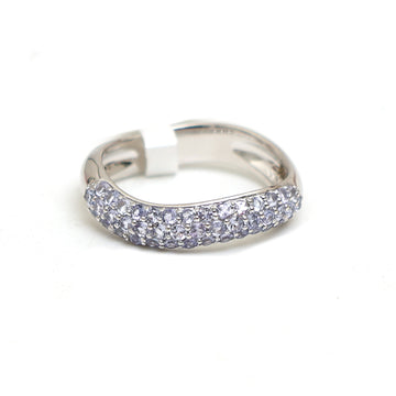 JPRG-2974/7734 Tanzanite Wave Half Ring | 18K
