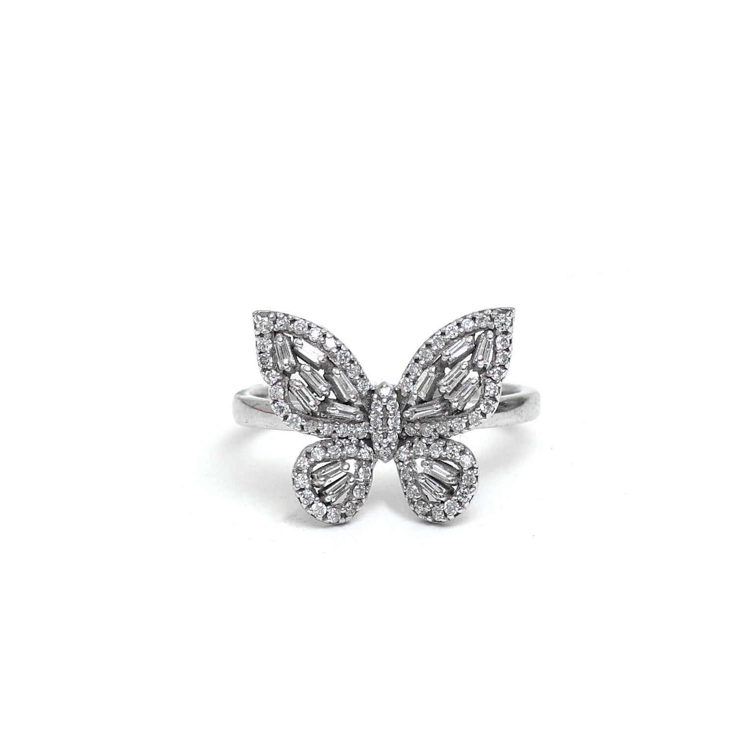 JPRG-3027/7860 Diamond Butterfly Ring | 18K