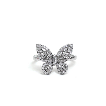 JPRG-3027/7860 Diamond Butterfly Ring | 18K