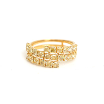JPRG-3117/8142 Yellow Diamond Ring | 18K