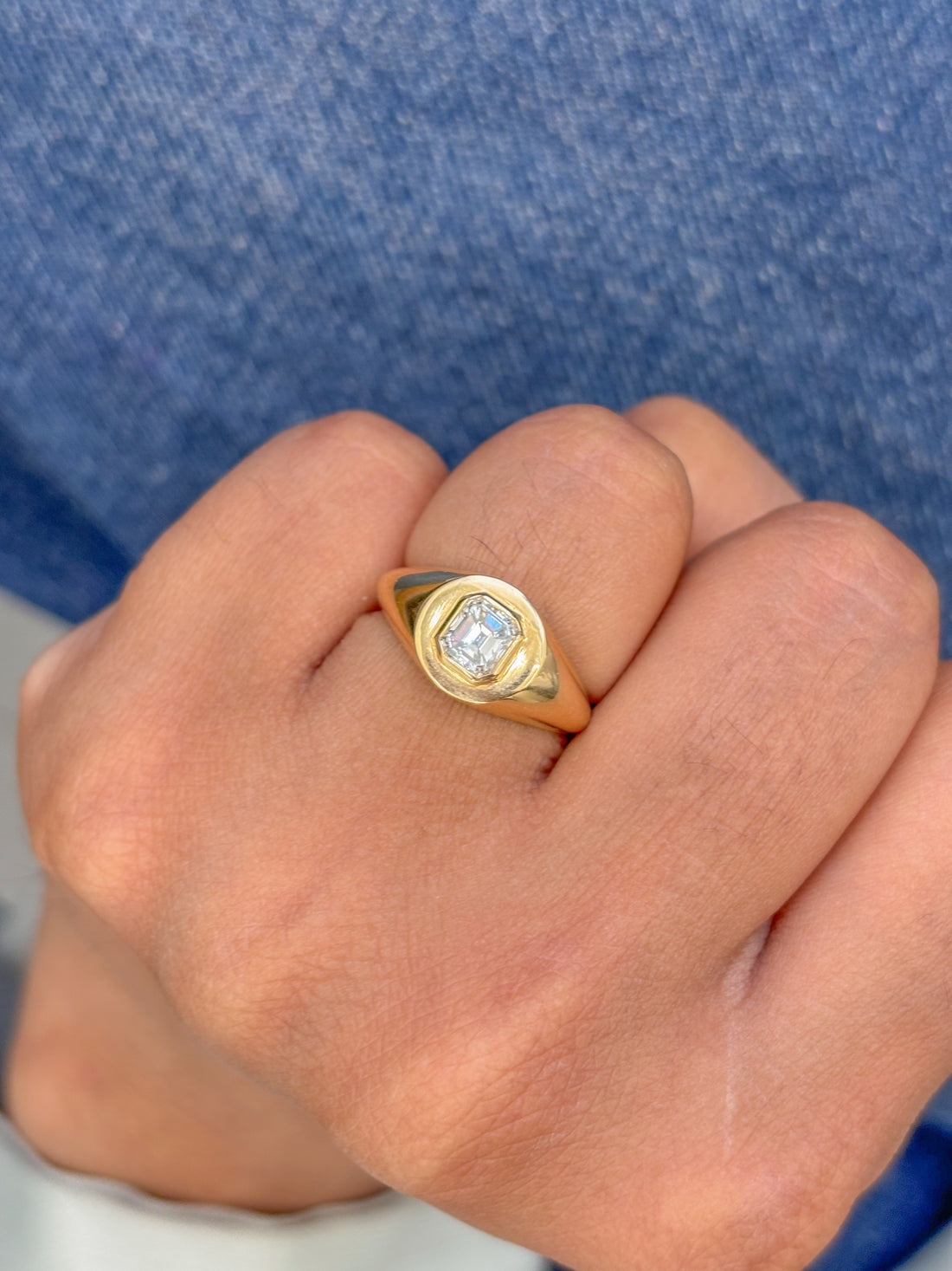 JPRG-3128/8181 Diamond Pinky Ring | 18K
