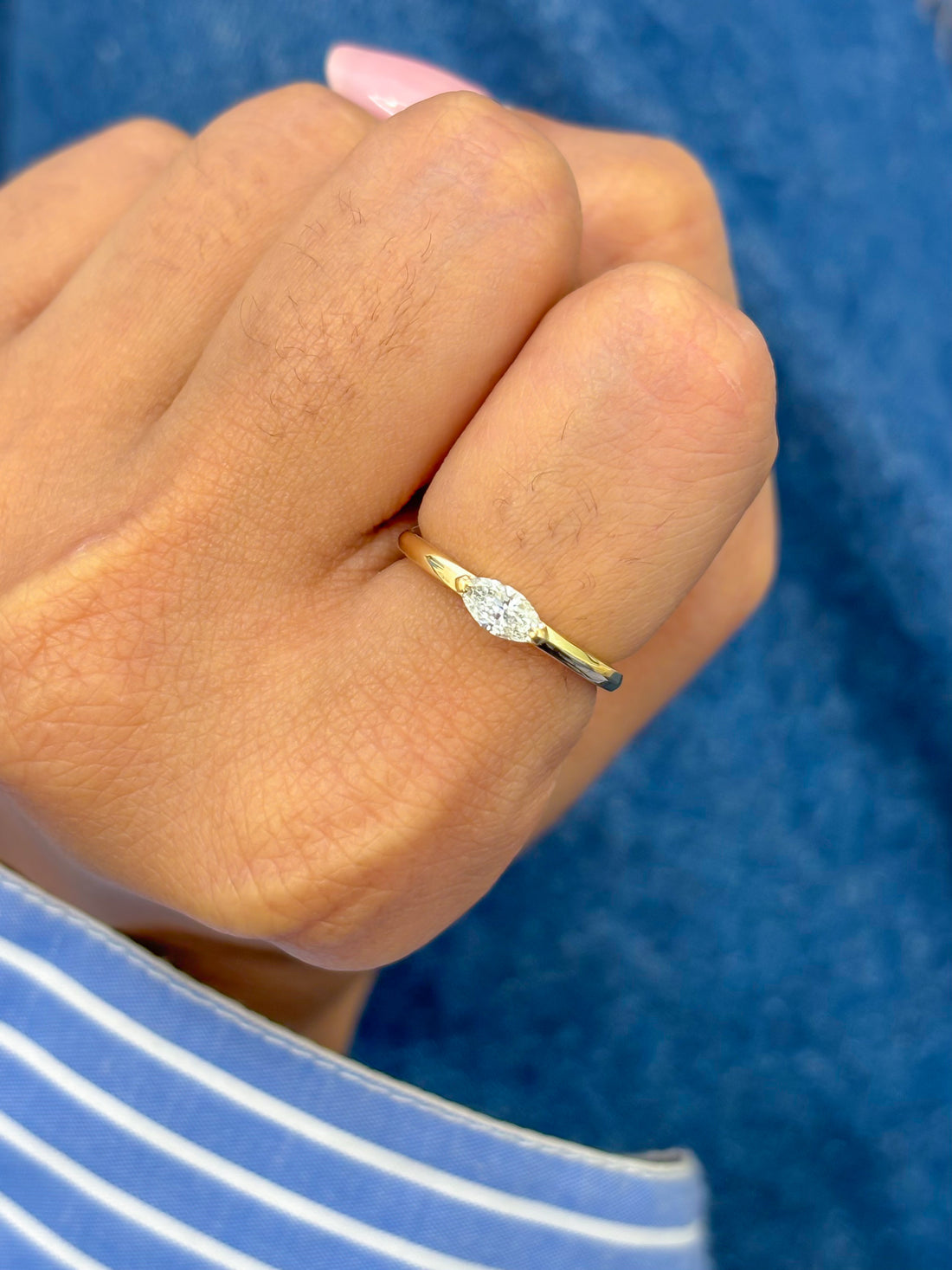 JPRG-3131/8184 Diamond Marquise Ring | 18K