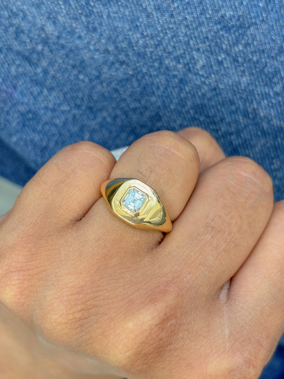 JPRG-3139/8202 Diamond Pinky Ring | 18K