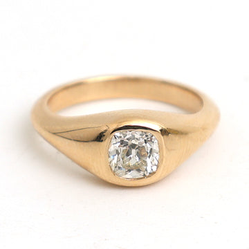 JPRG-3140/8203 Diamond Pinky Ring | 18K