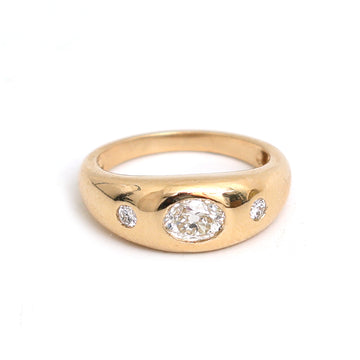 JPRG-3142/8205 Diamond Pinky Ring | 18K