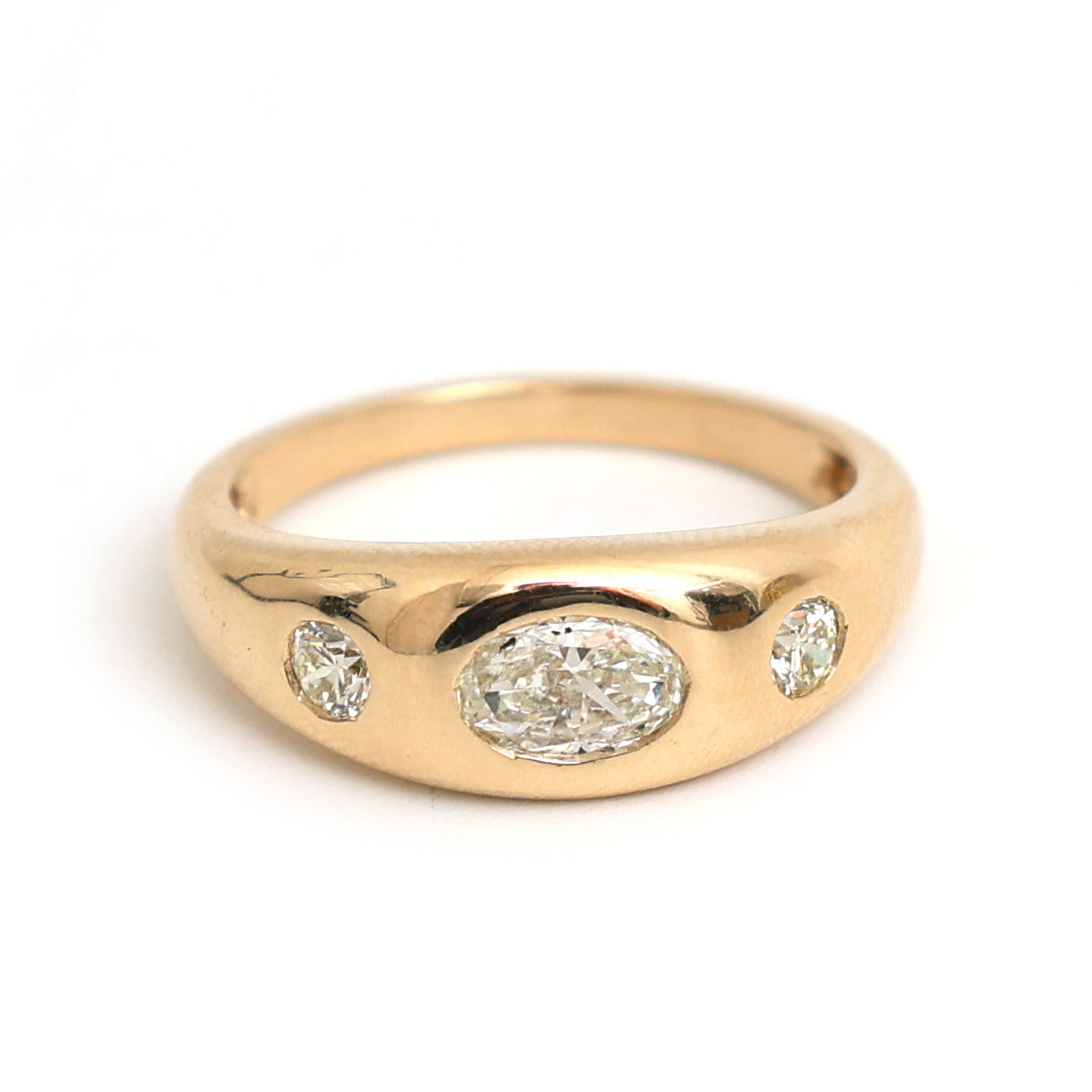 JPRG-3144/8207 Diamond Pinky Ring | 18K