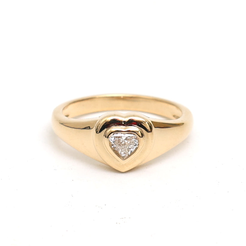 JPRG-3192/8292 Diamond Heart Ring | 18K