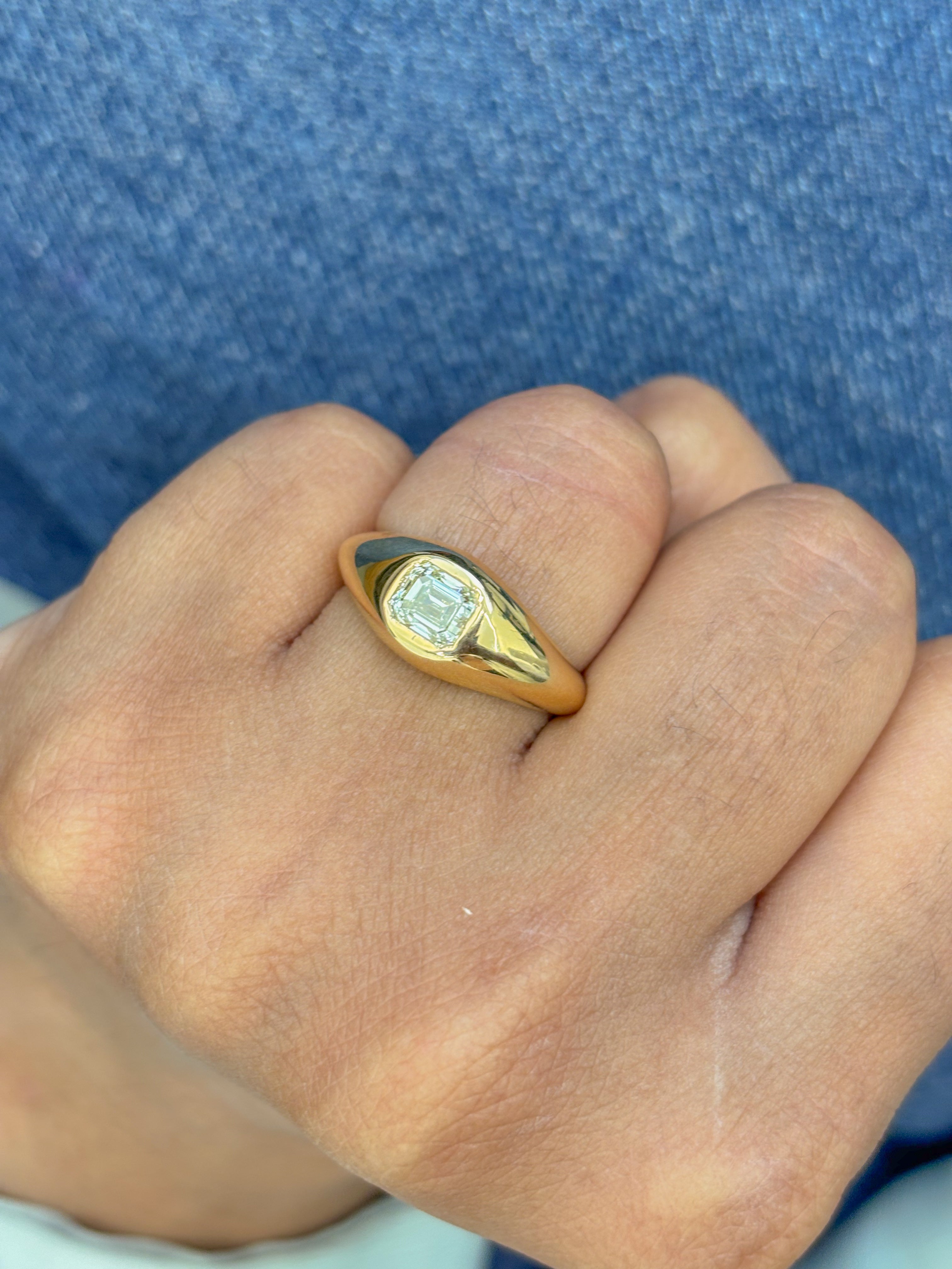 JPRG-3208/8308 Diamond Octagon Chamky Ring | 18K