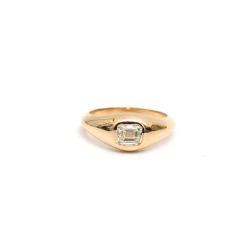 JPRG-3208/8308 Diamond Octagon Chamky Ring | 18K