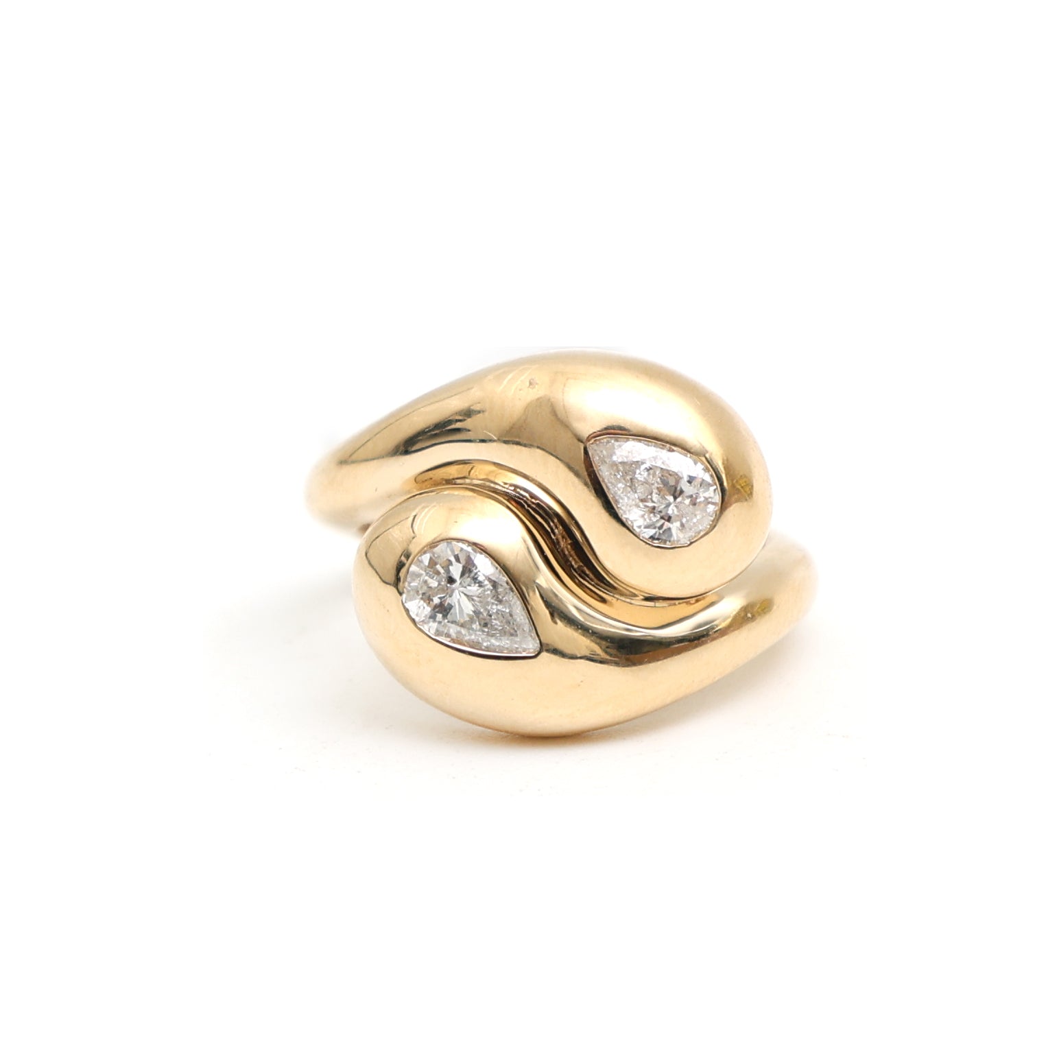 JPRG-3292/8436 Diamond Pear Ring | 18K