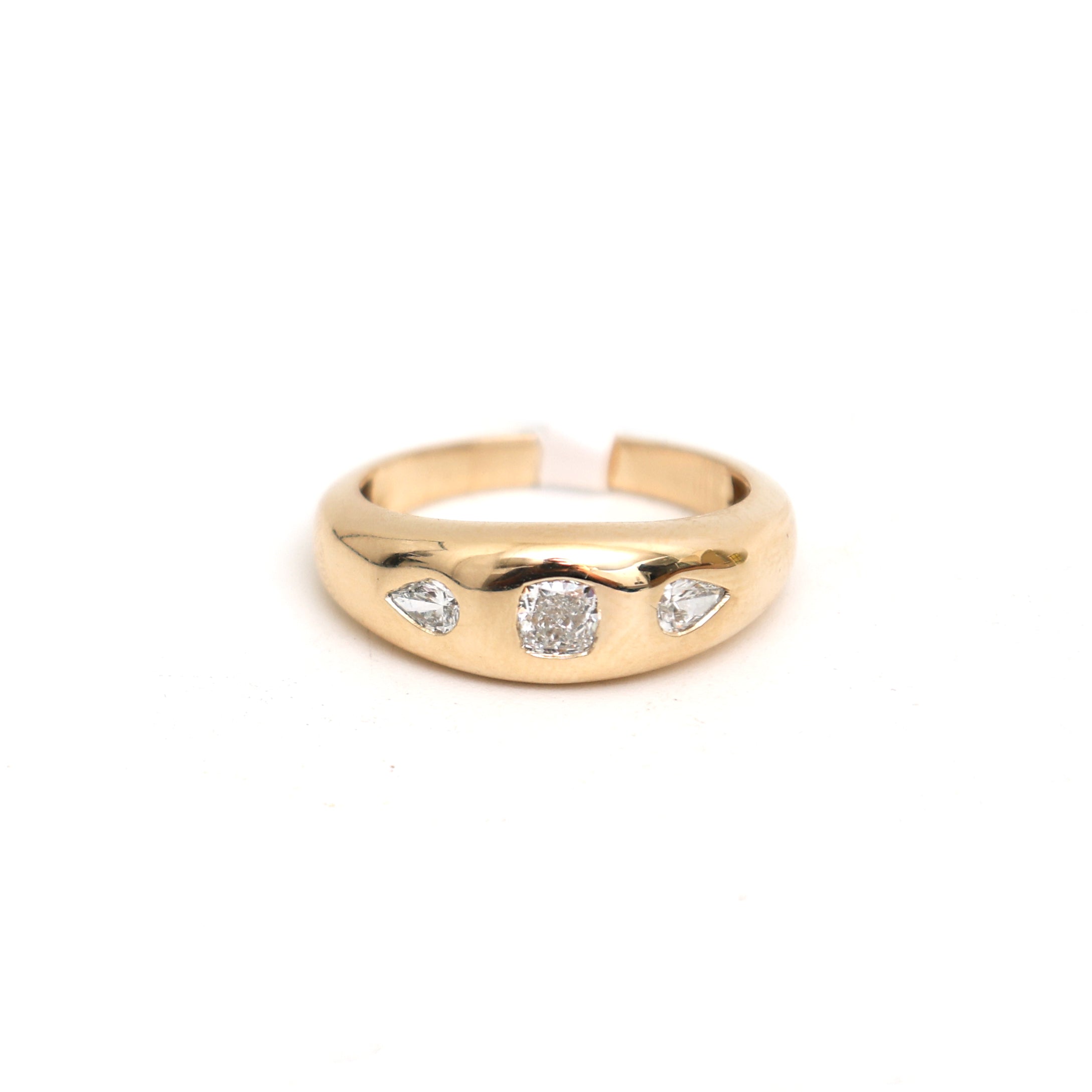 JPRG-3302/8452 Lab Grown Diamond Chunky Ring | 14K