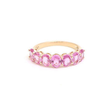 JPRG-3367/8567 Pink Sapphire Ring | 14K