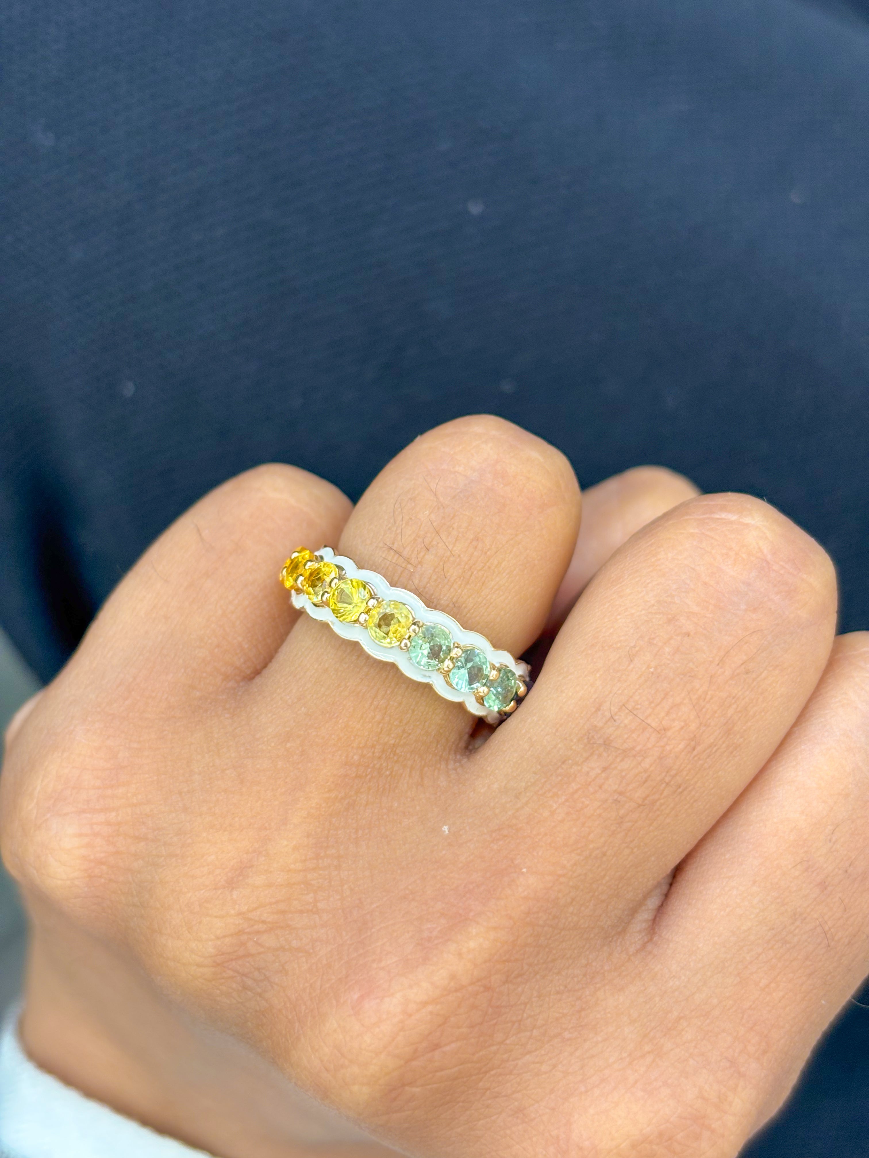 JPRG-337/1492 Rainbow Ring | 14K
