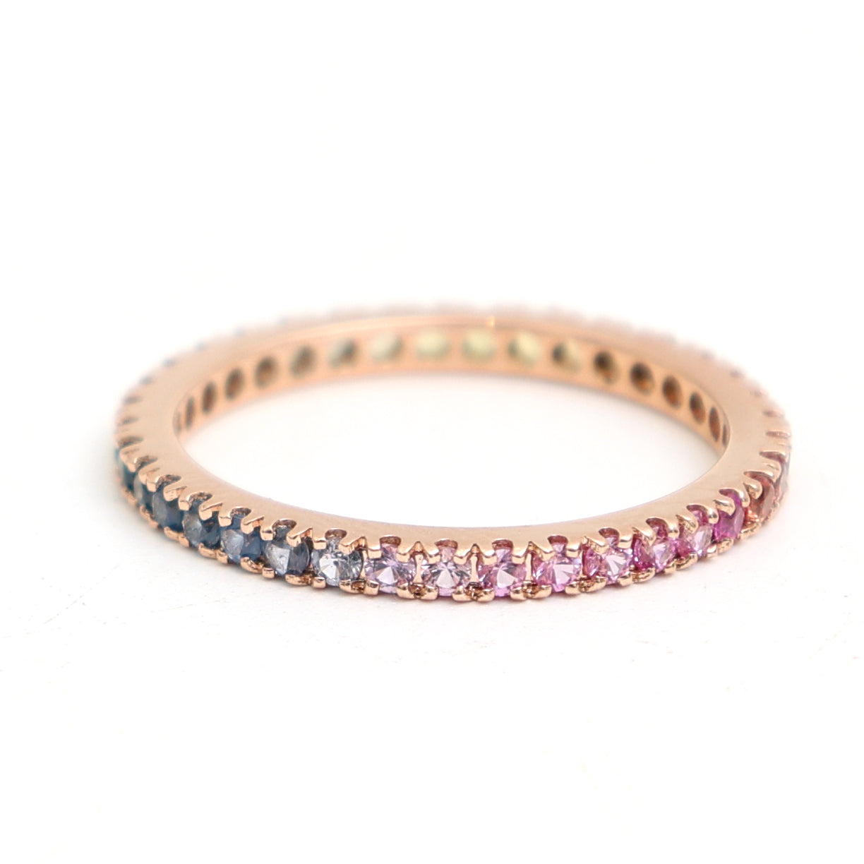 JPRG-3371/8571 Rainbow Sapphire Ring | 18K