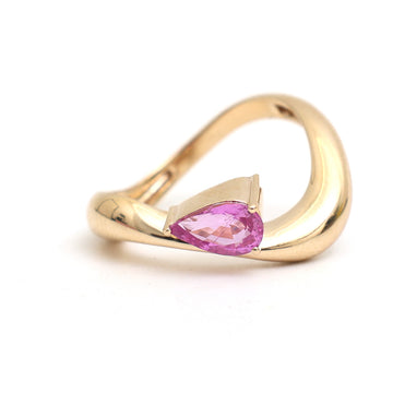 JPRG-3422/8751 Pink Sapphire Ring | 14K