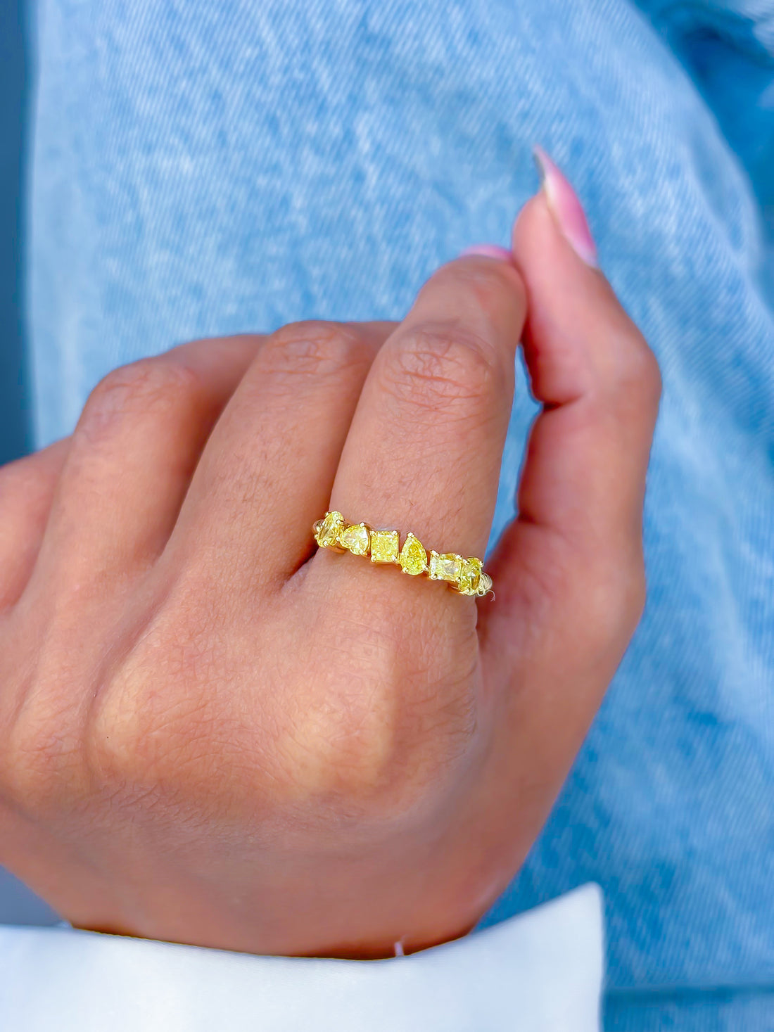JPRG-3444/8820 Yellow Diamond Ring | 18K
