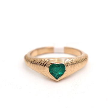 JPRG-3460/8840 Emerald Ring | 14K