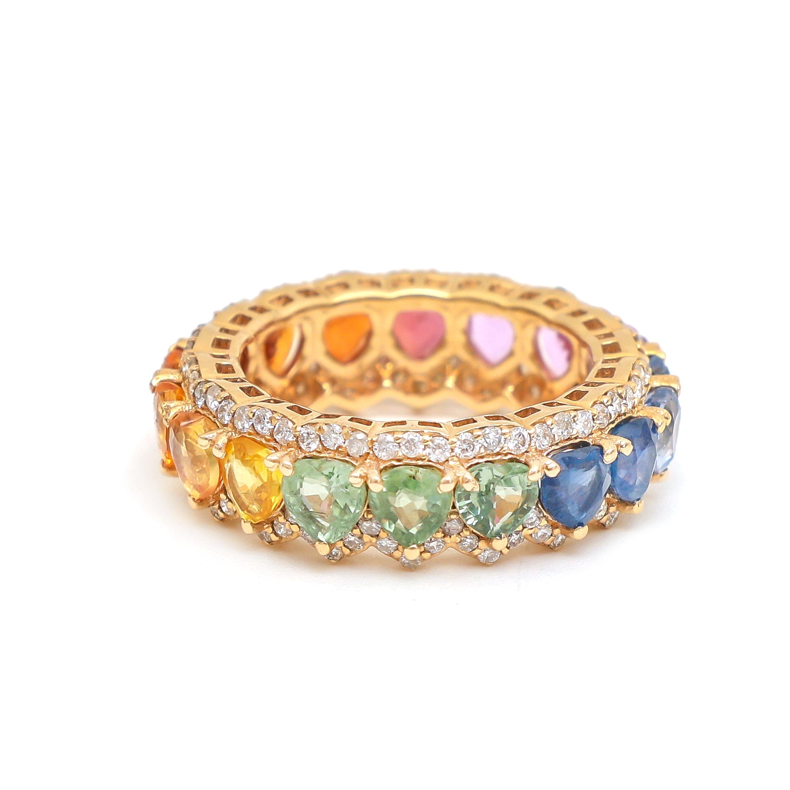 JPRG-346/1495 Rainbow Ring | 14K
