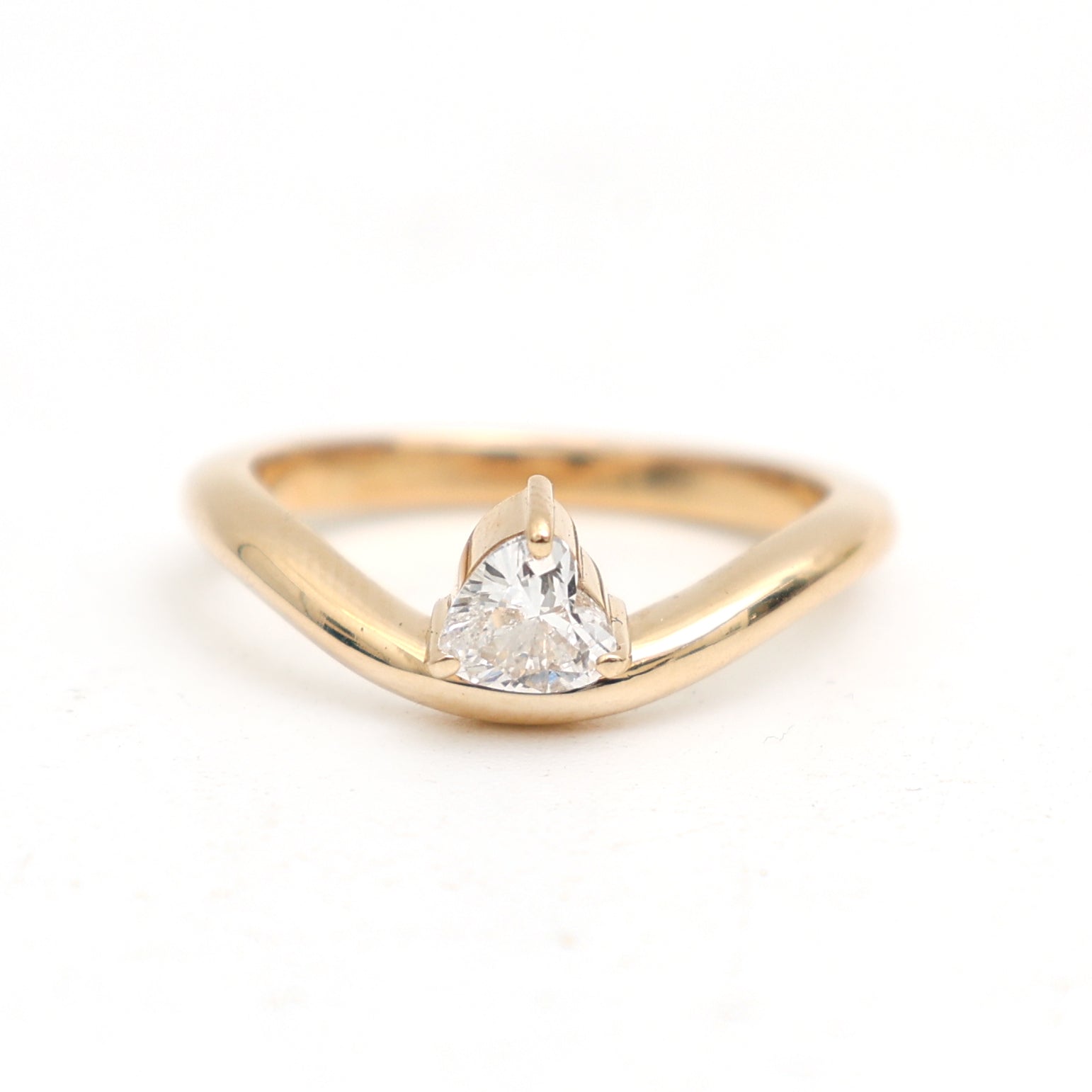 JPRG-3478/8891 Lab Grown Diamond Heart Wave Ring | 14K