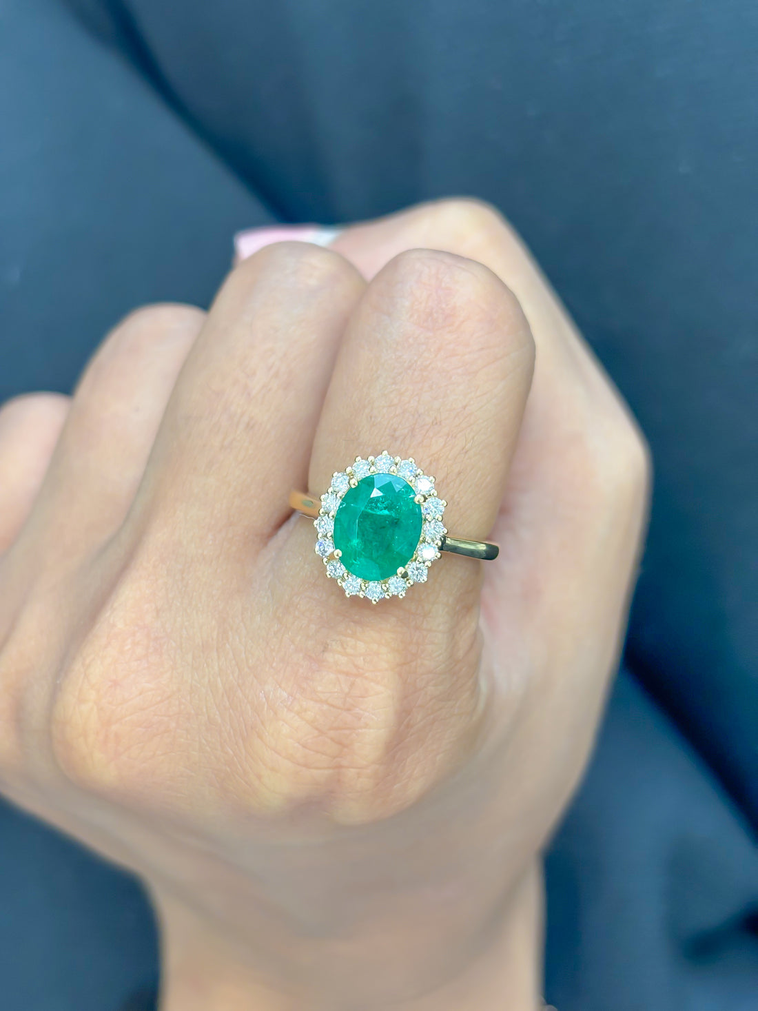JPRG-3481/8894 Emerald Diamond Ring | 18K