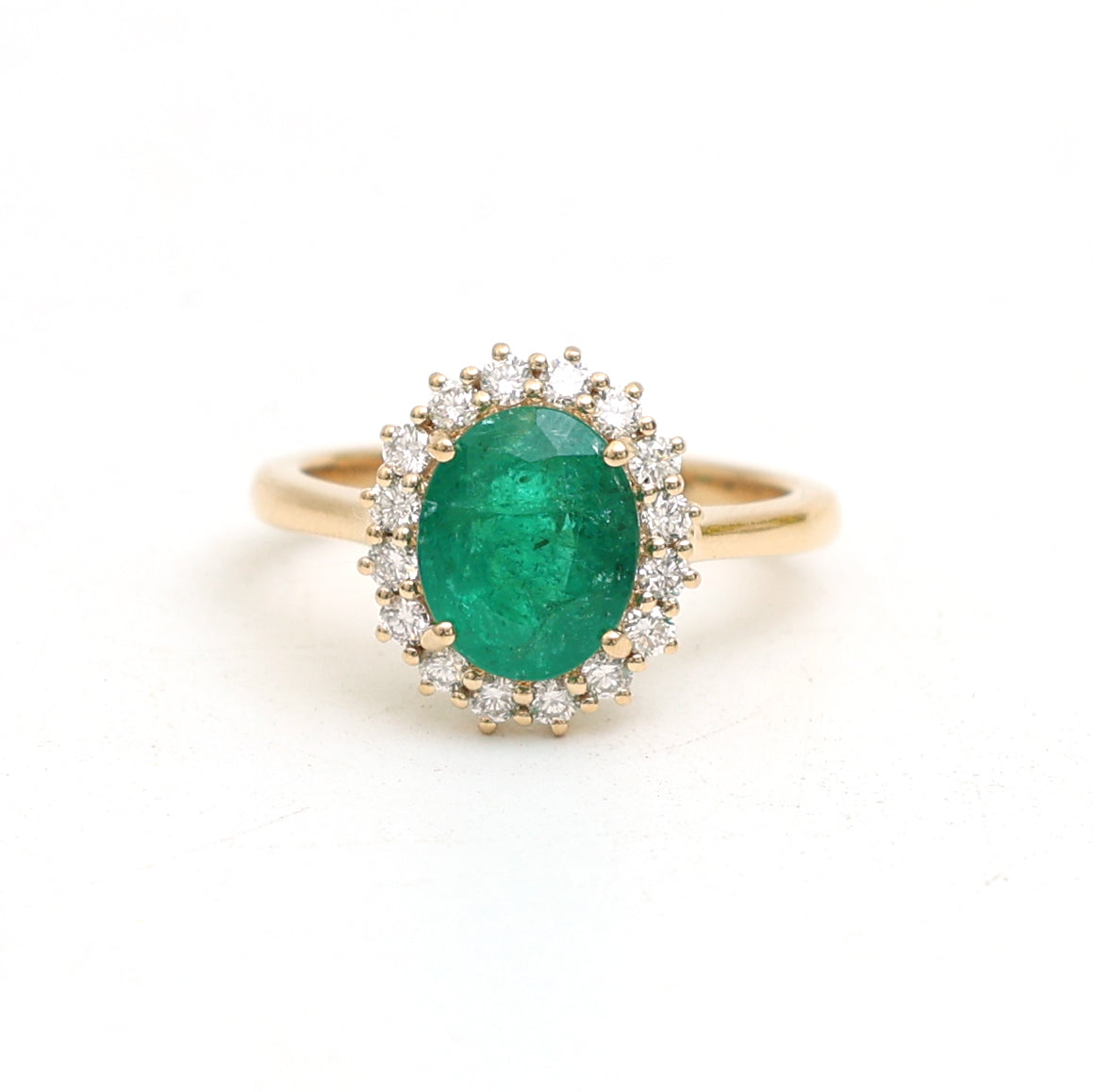 JPRG-3481/8894 Emerald Diamond Ring | 18K
