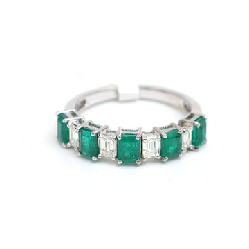 JPRG-3526/8974 Emerald Diamond Ring | 18K