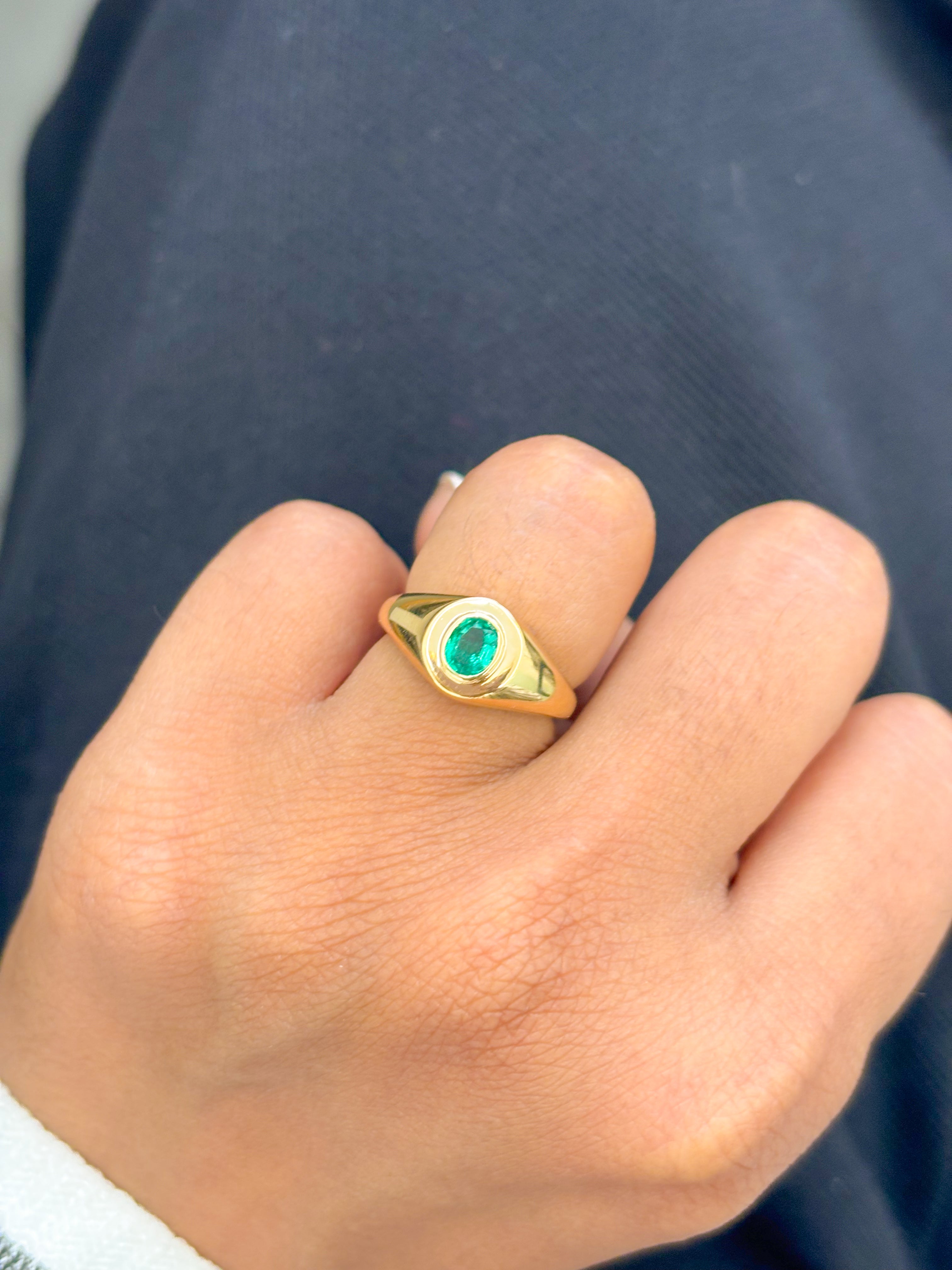 JPRG-3548/9026 Emerald Ring | 18K