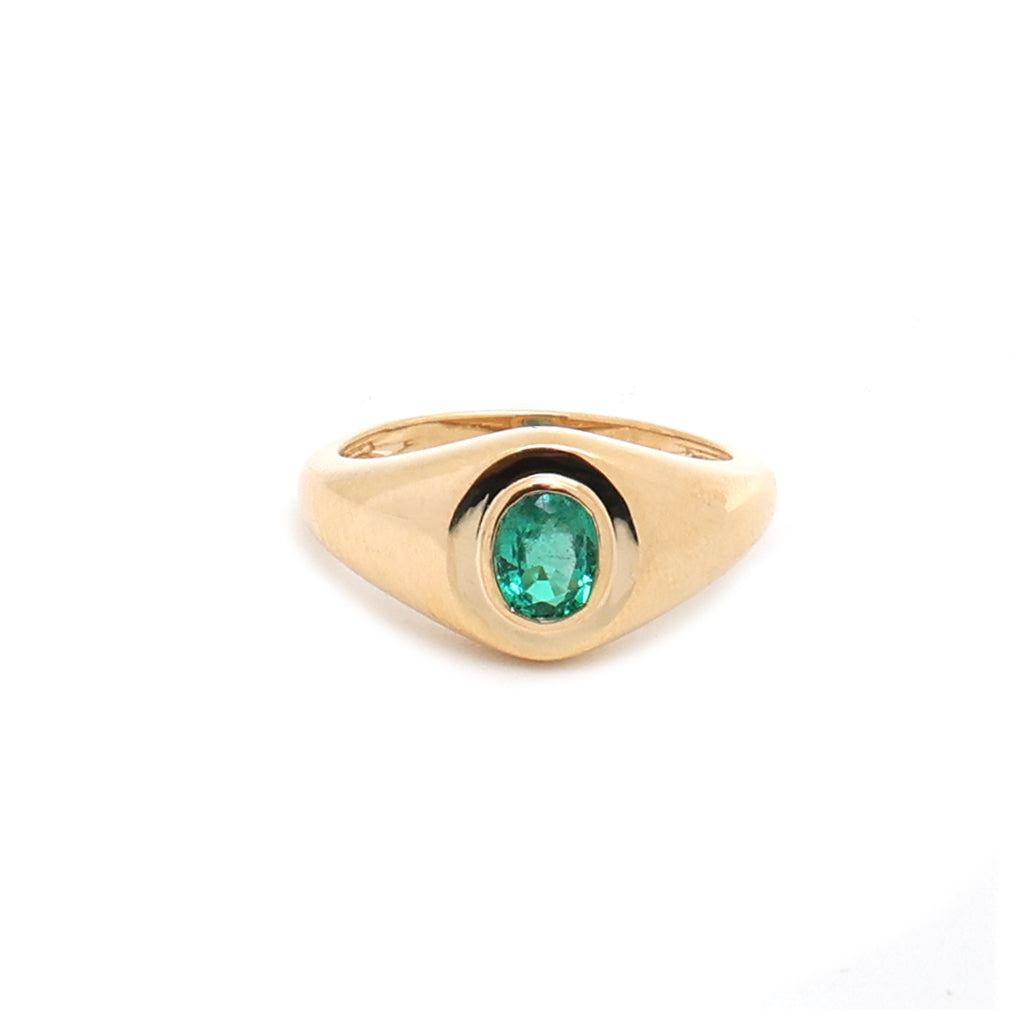 JPRG-3548/9026 Emerald Ring | 18K