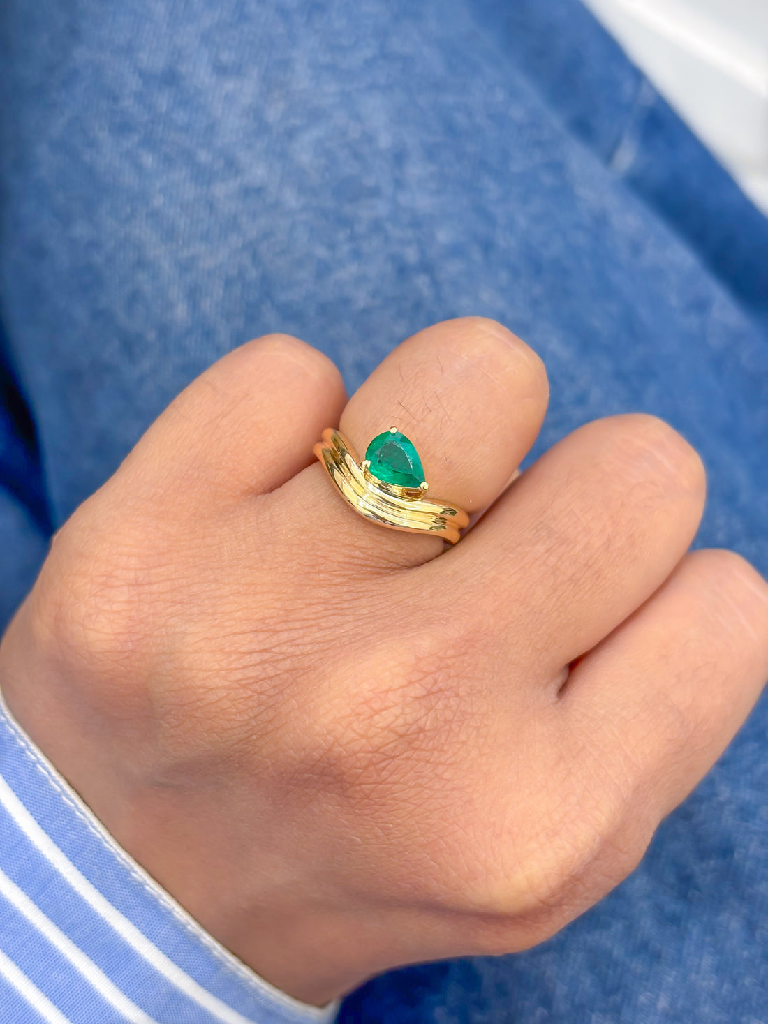 JPRG-3570/9079 Emerald Ring | 18K