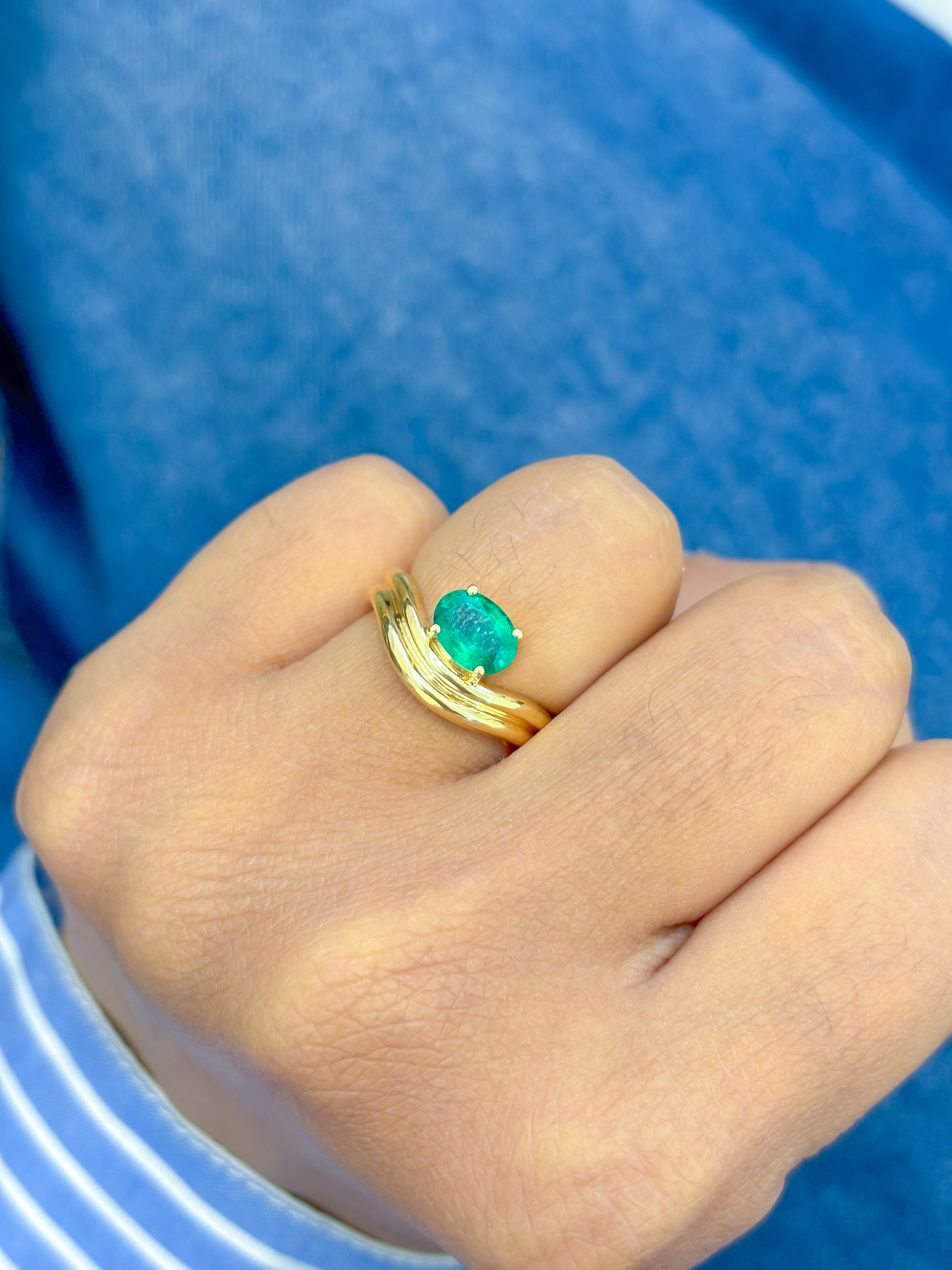 JPRG-3571/9080 Emerald Ring | 18K