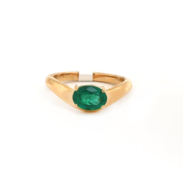 JPRG-3572/9081 Emerald Ring | 18K