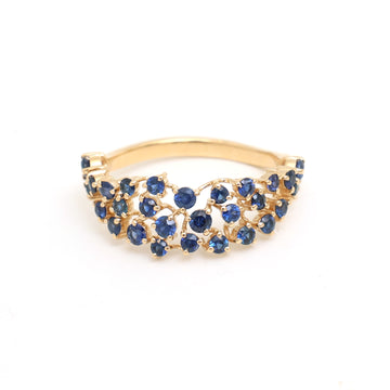 JPRG-3577/9086 Blue Sapphire Ring | 18K