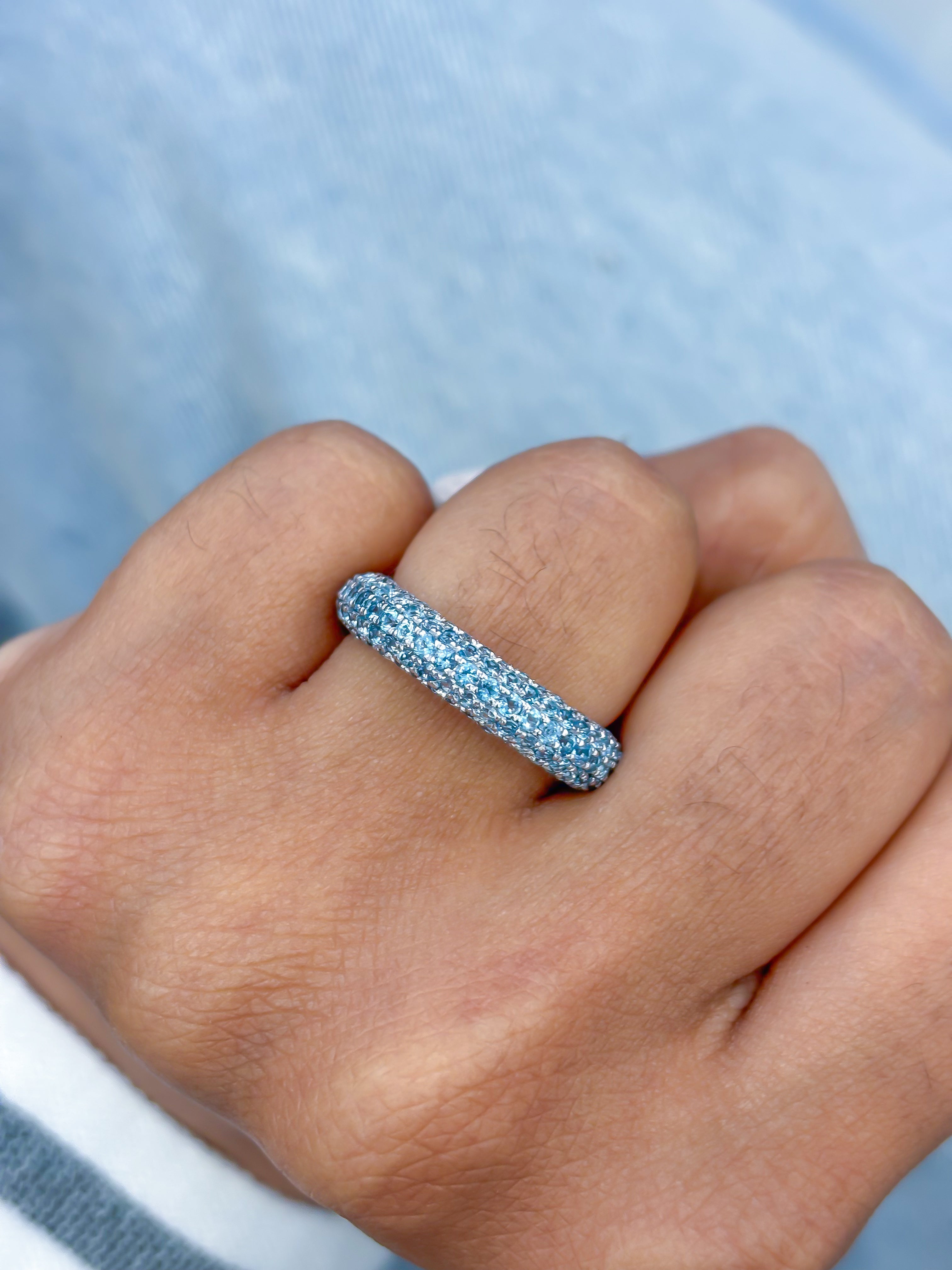 JPRG-3580/9090 Lbt Round Pave Ring | 14K