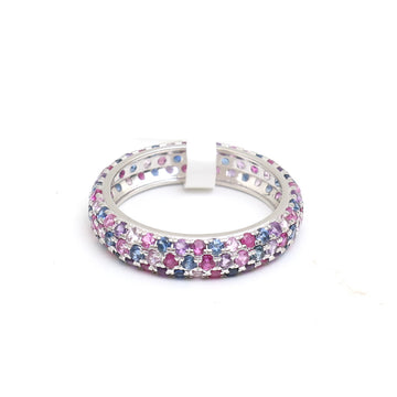 JPRG-3582/9092 Rainbow Sapphire Ring | 14K