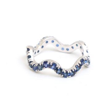 JPRG-3593/9124 Blue Sapphire Ring | 18K