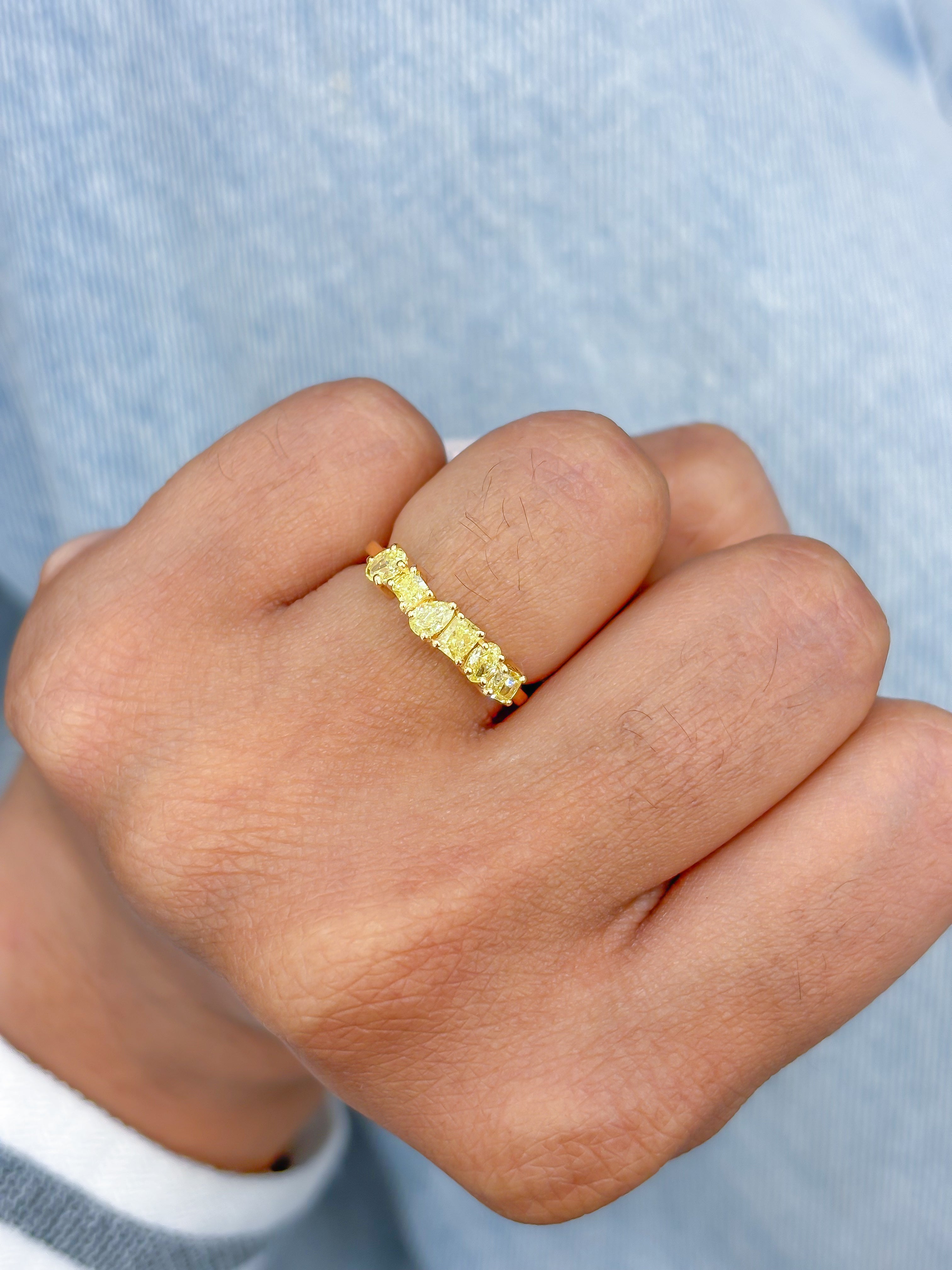 JPRG-3600/9131 Yellow Diamond Ring | 18K