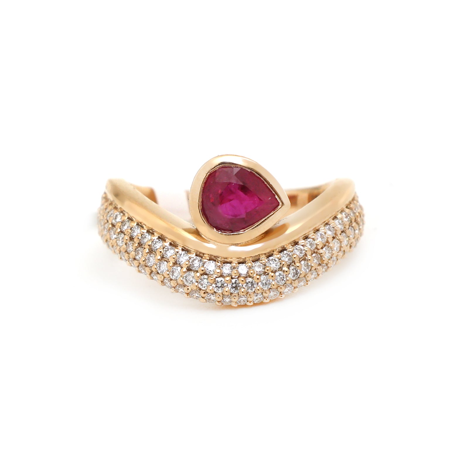 JPRG-3629/9169 Ruby Diamond Ring | 18K