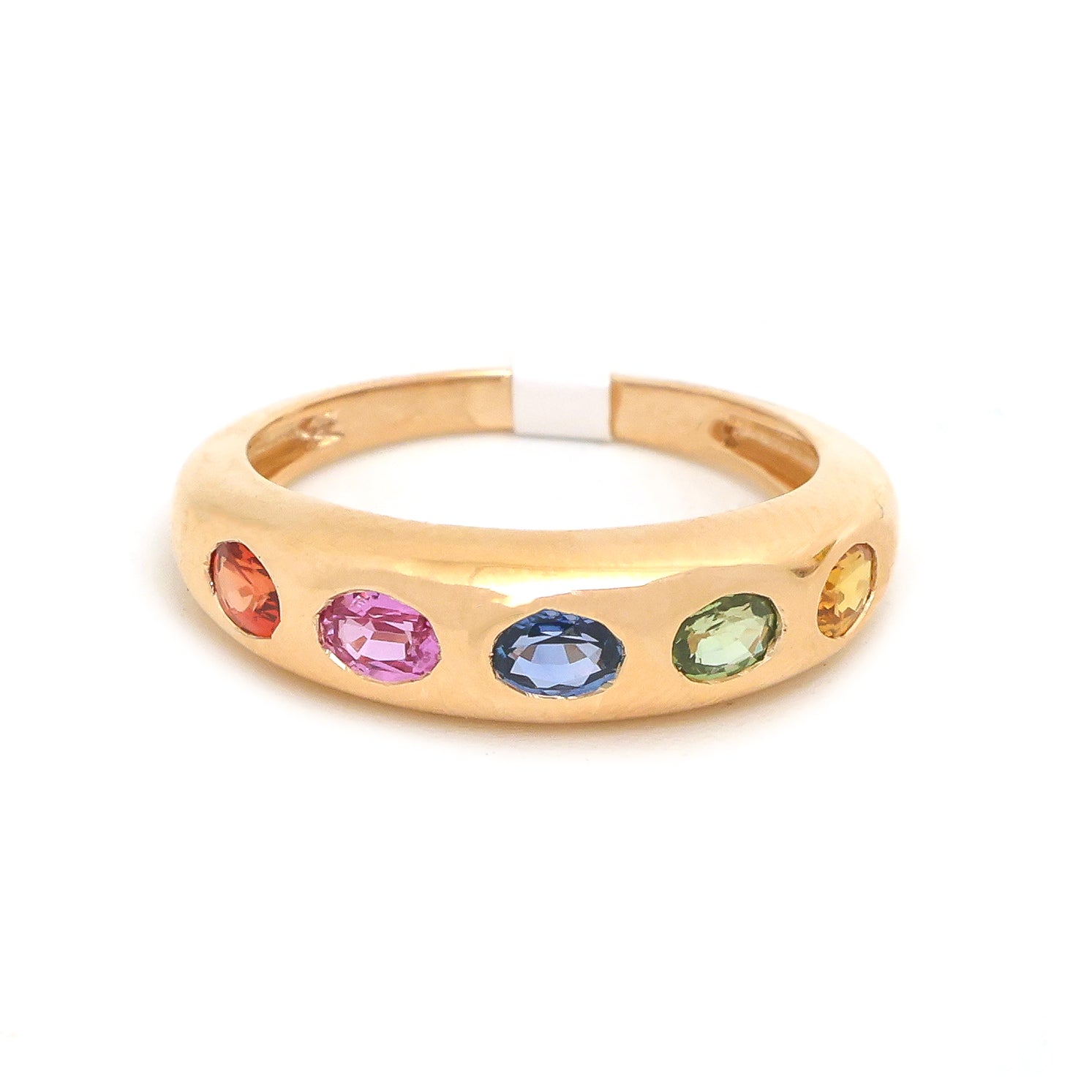 JPRG-3630/9170 Rainbow Sapphire Ring | 14K