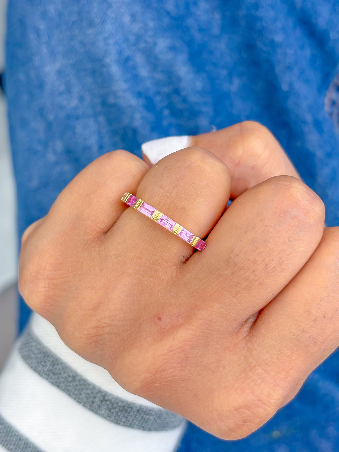 JPRG-3642/9182 Pink Sapphire Ring | 18K