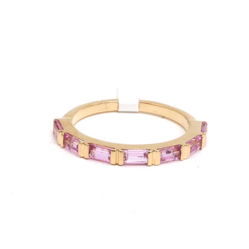 JPRG-3642/9182 Pink Sapphire Ring | 18K