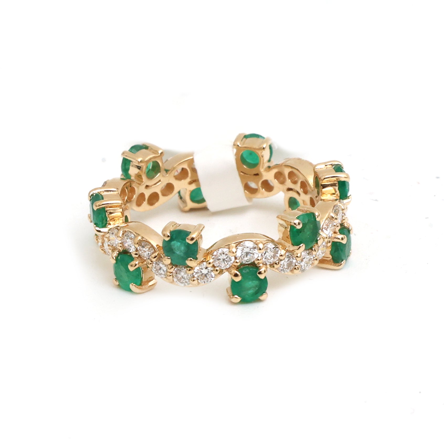 JPRG-3643/9183 Emerald Diamond Ring | 18K