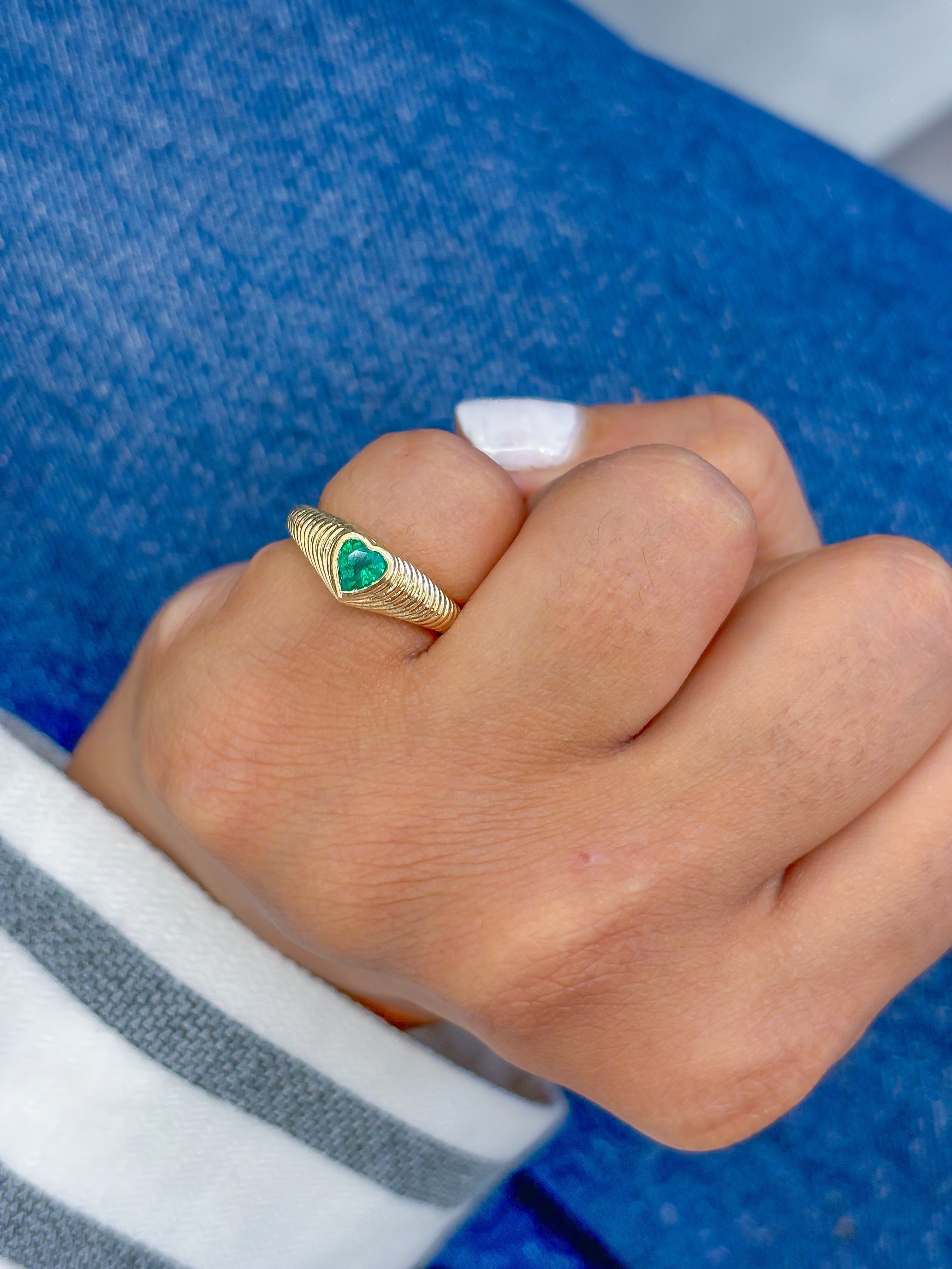 JPRG-3648/9236 Emerald Ring | 14K