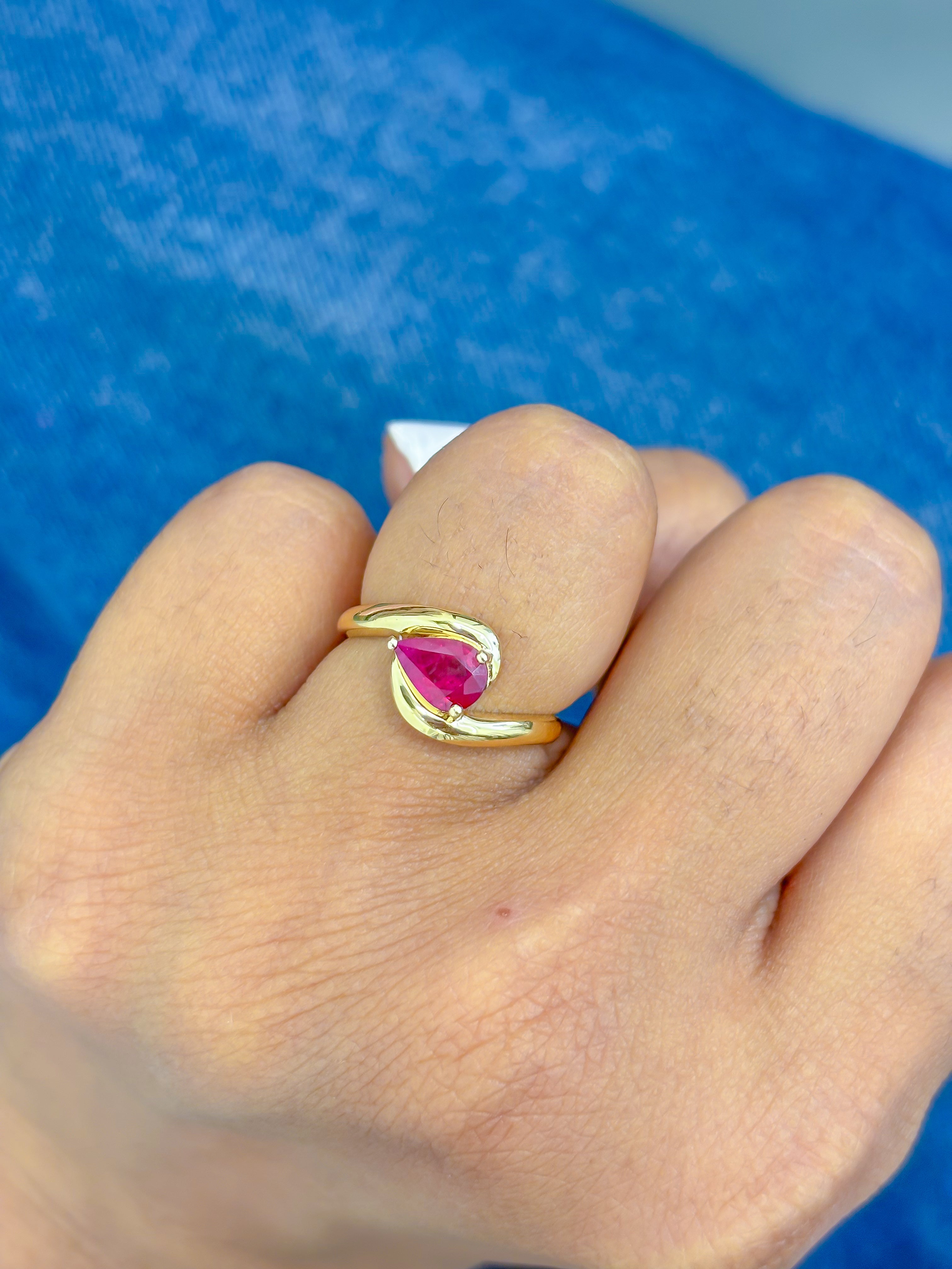 JPRG-3649/9237 Ruby Ring | 18K