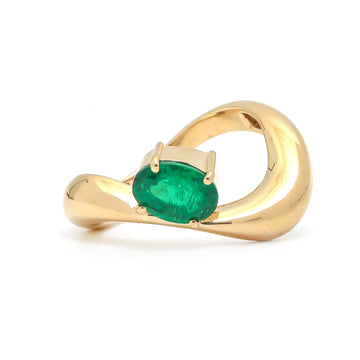 JPRG-3658/9246 Emerald Ring | 18K
