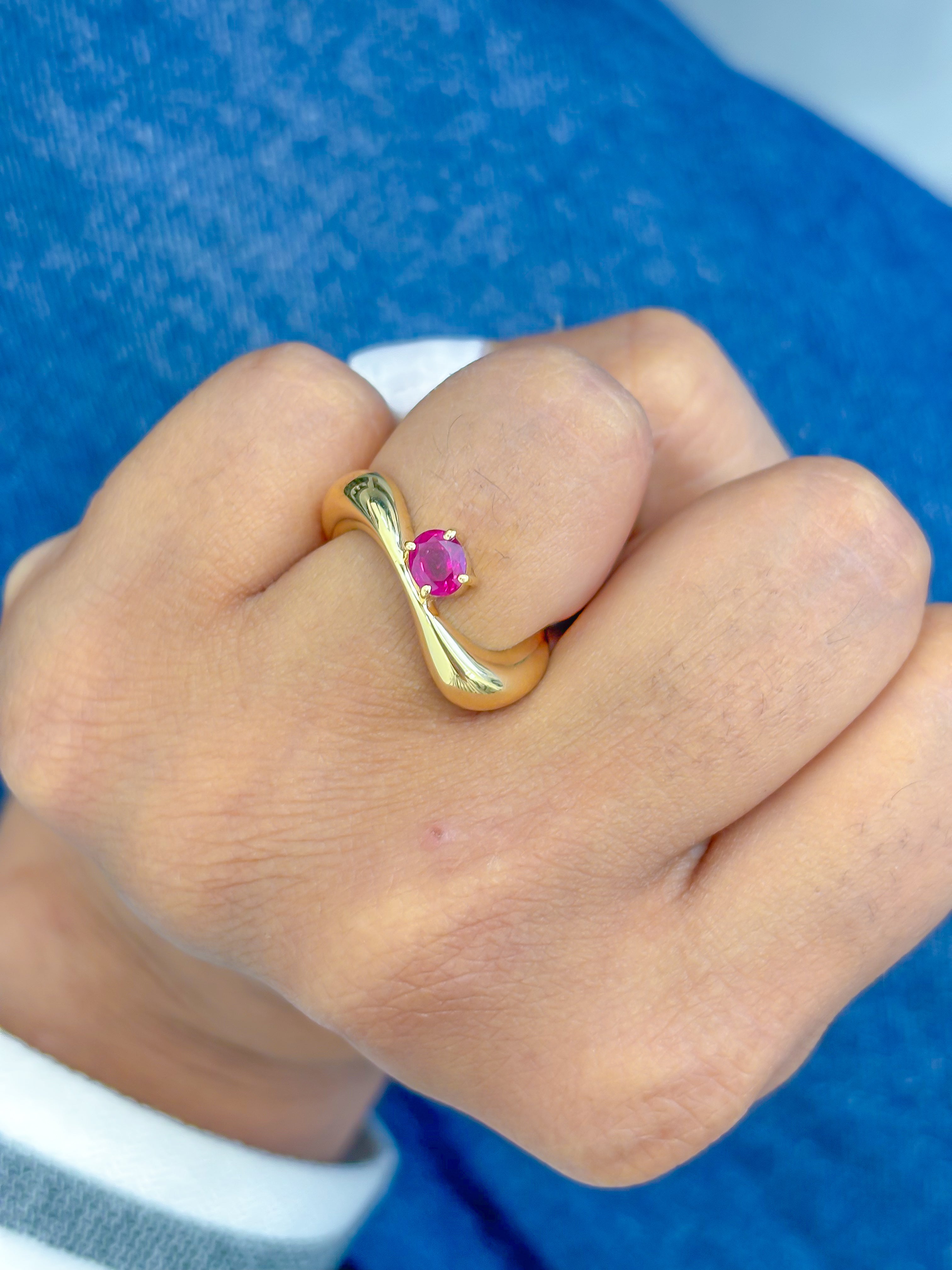 JPRG-3663/9251 Ruby Ring | 18K