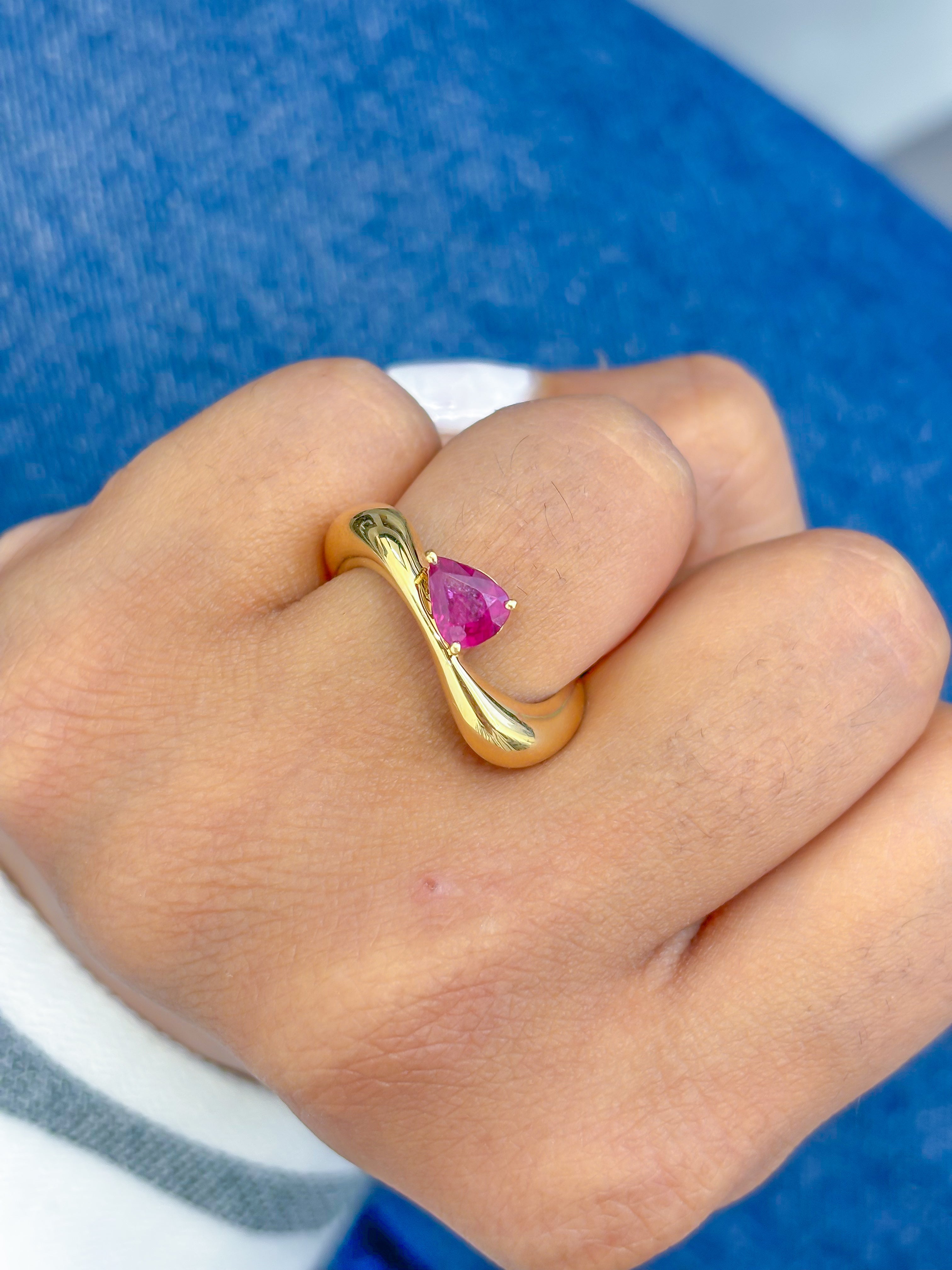 JPRG-3668/9256 Ruby Ring | 18K